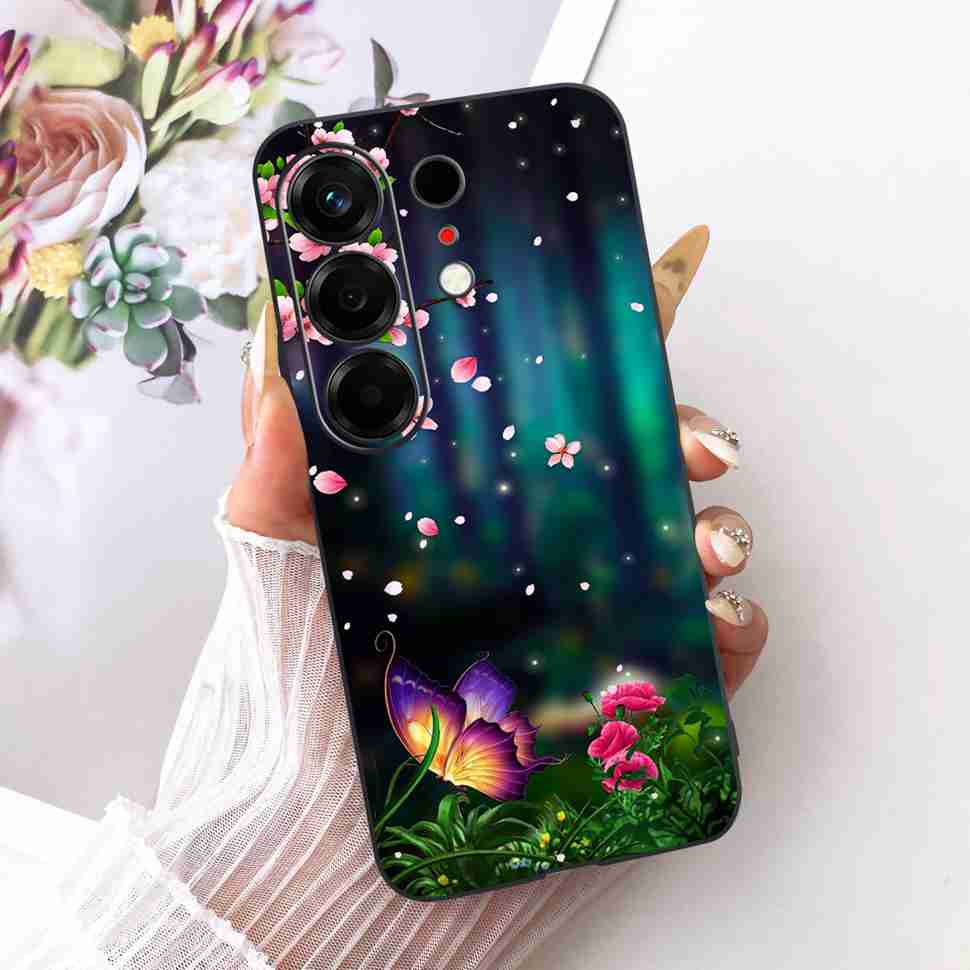 

Милий Розписний Чохол Для Tecno Camon 50 4G CN5 М який Силіконовий Fundas Чохли Для Телефона Для Tecno Camon50 4G 6.78 Чорний Чохол Coque Camon 50 4G