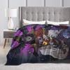 Hades Zagreus Plush Blankets Girls Boys  Flannel Bedding Throws For Bedroom Soft Warm Design Quality Bedspread Birthday Gift