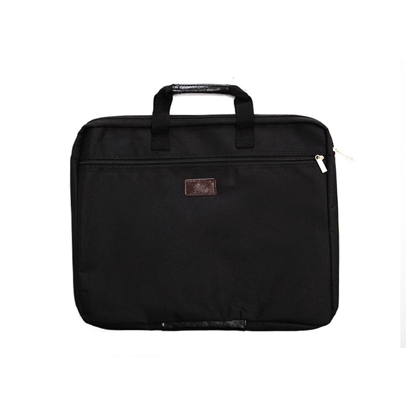 A4 Waterproof Double-Layer Canvas Conference and Document Bag with Logo Printing