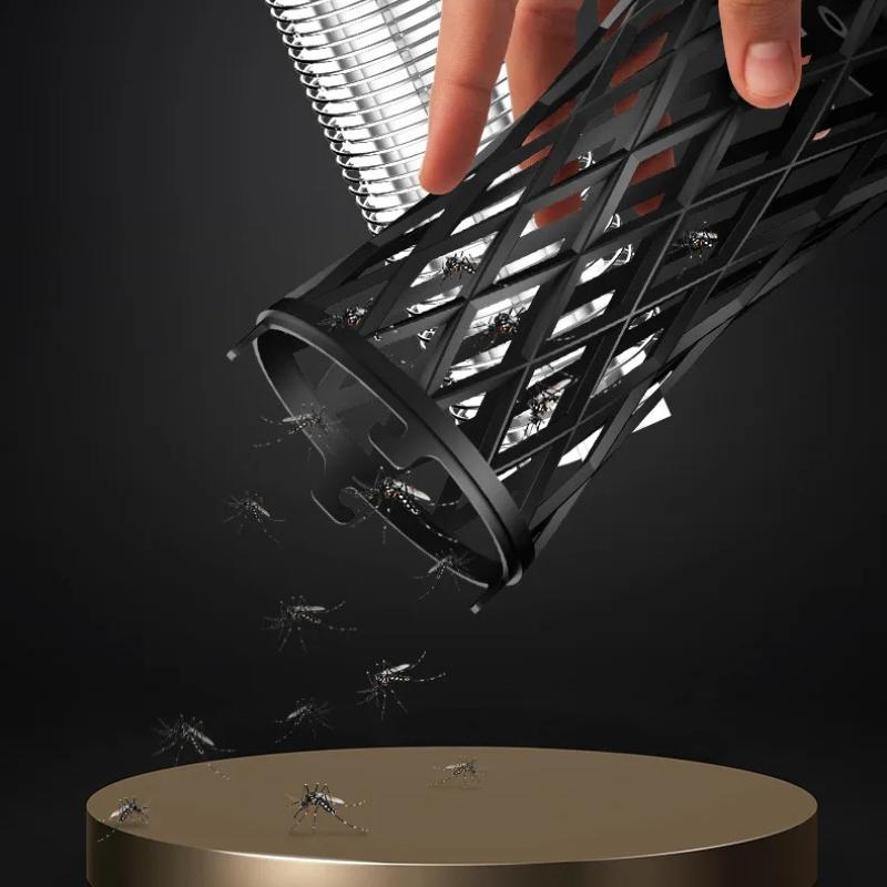 Electric Mosquito Killer Lamp with Atmosphere Light, Safe Efficient Home Mosquito Zapper, Electric Shock Mosquito Repellent for Indoor Outdoor Use