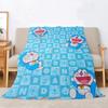 Thick Blanket for Winter Doraemon Fluffy Plaid Decorative Sofa Blanket King Size Custom Blankets and Throws Home Interior Throw