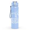 1PC Faint Light Feather Minimal Sketch Print 750ml Color Plastic Sports Water Bottle Leakproof Flip Straw Lid Suitable for Sports Office Home Use