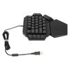 One Handed Keyboard 35 Keys Accurate Sensitive Control 6 Programmable Keys Ergonomic Design Half