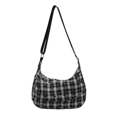 Damentasche mit Polka Dots, modische Umhängetasche mit großem Fassungsvermögen.