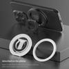 Dual-Sided MagSafe Magnetic Ring Holder – 360° Rotating Reversible Grip & Stand Portable Folding Mount for Home Storage & Smooth
