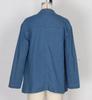 Elegant European and American Denim Jacket - Women's Casual Long Sleeve Blazer with Pockets