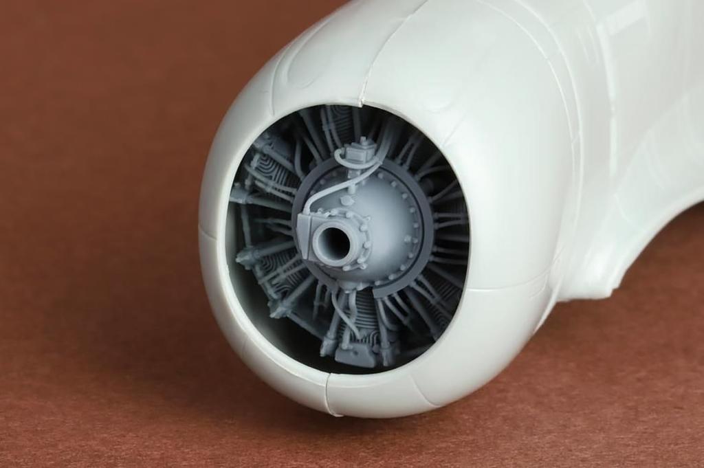 SBS Model Curtiss Hawk Engine Plastic Model Parts SBM48101 1/48 H75A-3 (for Academy/Wolfpack) (Airplane)