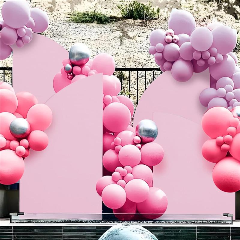 1ks Oboustranný slavnostní banketový dekor pro stojan na oblouky, elastický látkový potah