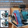 6500r/min Handheld Woodworking Tool Brushless Circular Saw Cordless Portable Electric Saw Adjustable Wood Cuttiing Machine