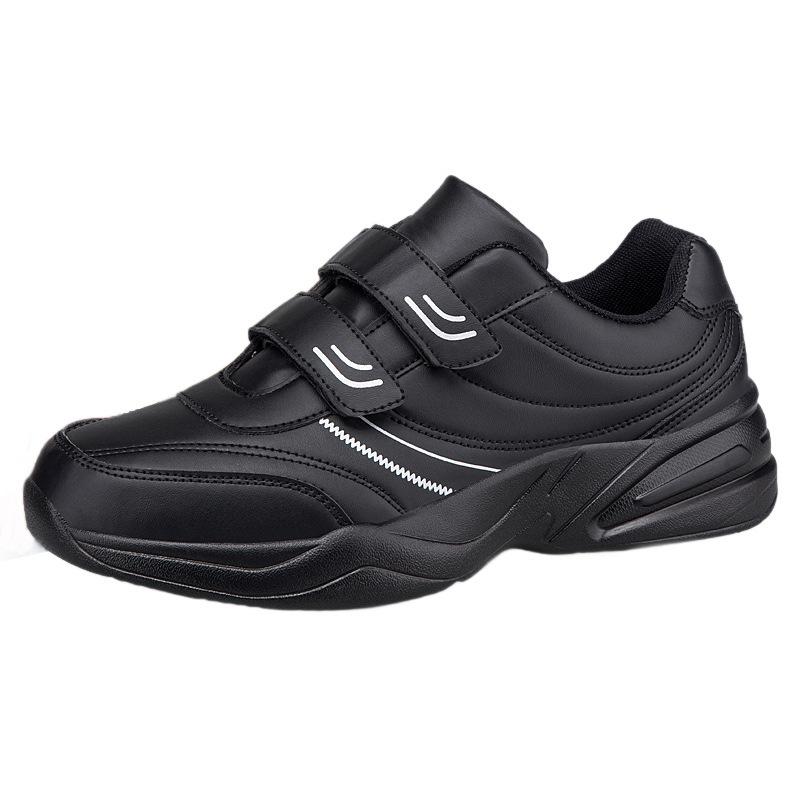 2025 Autumn Leather New Elderly Shoes Extra Large Size Men's Shoes Non-slip Middle-aged Casual Shoes Waterproof Sports Shoes Men's