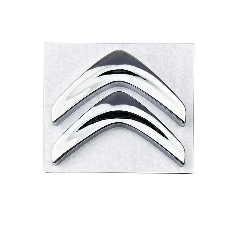 

Car Refitted Logo for Citroen C2 C5 C1 Jumper Elysee C4L Xsara DS3 C3 Berlingo Picasso Steering Wheel Center Emblem Sticker срібний