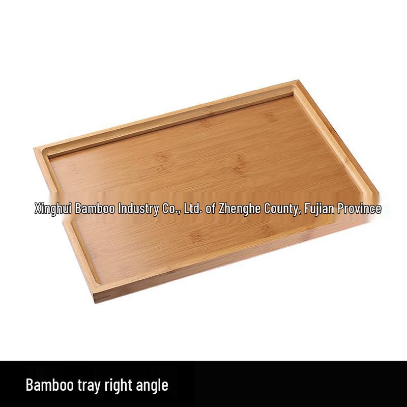

SMVP Bamboo Tea Tray with Cup Organizer