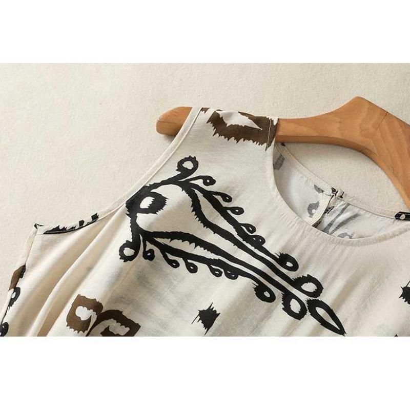 Women's Solid Cotton Dress