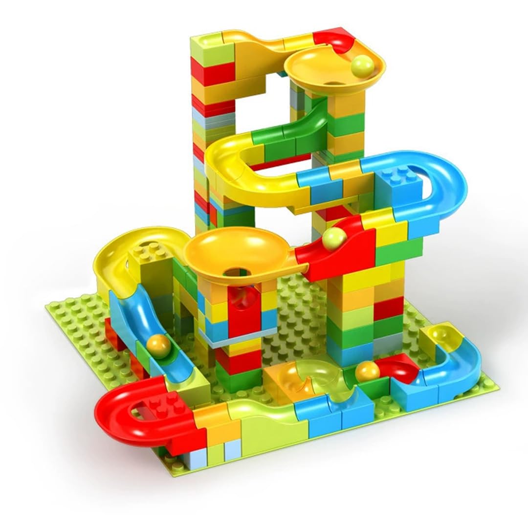 

TOMMYFIELD Marble Coaster Toy Block Marble Roller Indoor Play Assembly Concentration (Toy) [Product]