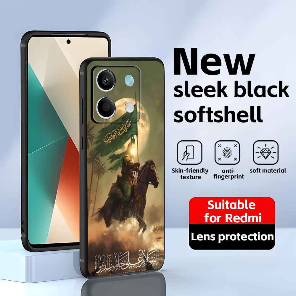 Imam Hussain Shia Ali Handyhülle Für Redmi Note 14 13 12 11 Pro Plus S 5G 14C A3 Weiche Schwarze Handyhülle