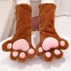 Cosplay Anime Zampe Pellicciose Artigli Animali Guanti Zampe Manopole Invernali Tute Pellicciose Per Bomboniere Adulti Bambini
