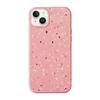Etui do iPhone 14 UNIQ Coehl Terrazzo różowe Coral Pink