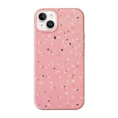 Hülle für iPhone 14 Plus UNIQ Coehl Terrazzo Rosa