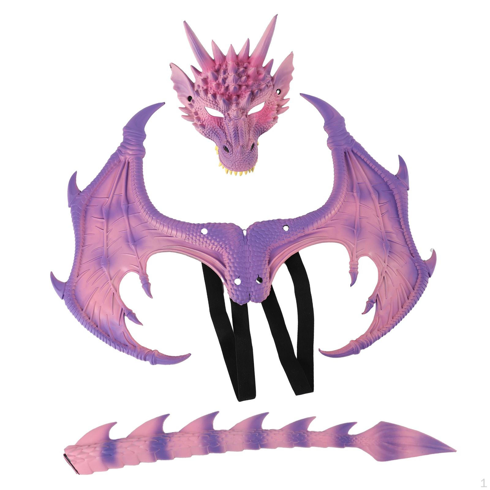 Mask for Kids, Dragon Costume, Halloween, Cosplay, Photo Props Costumes, Nightclubs, Stage