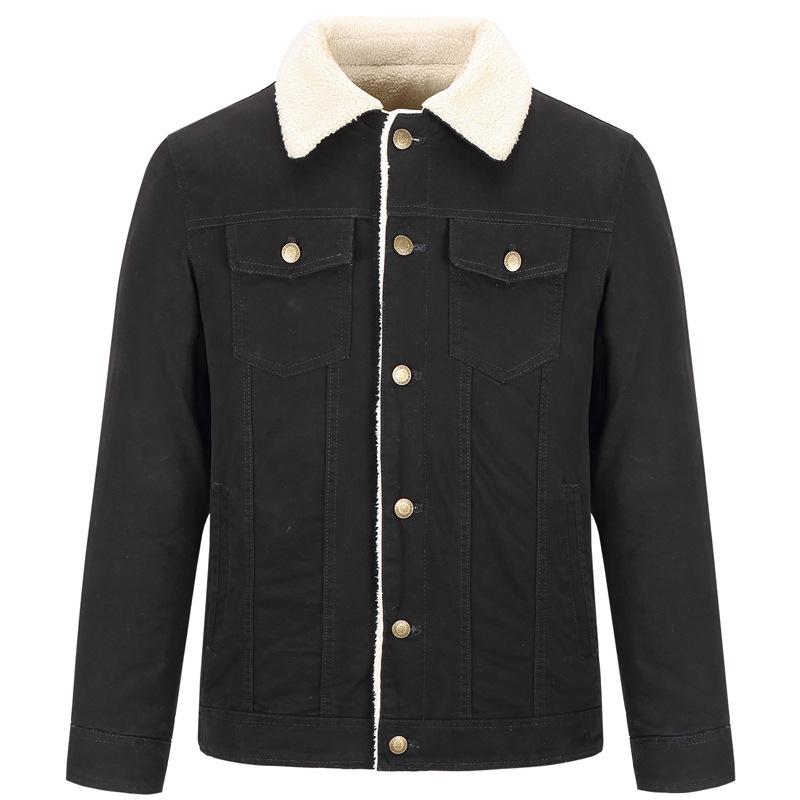 Зимняя мужская военная повседневная куртка утолщенная шерпа куртка для мужчин 6XL — фото 3