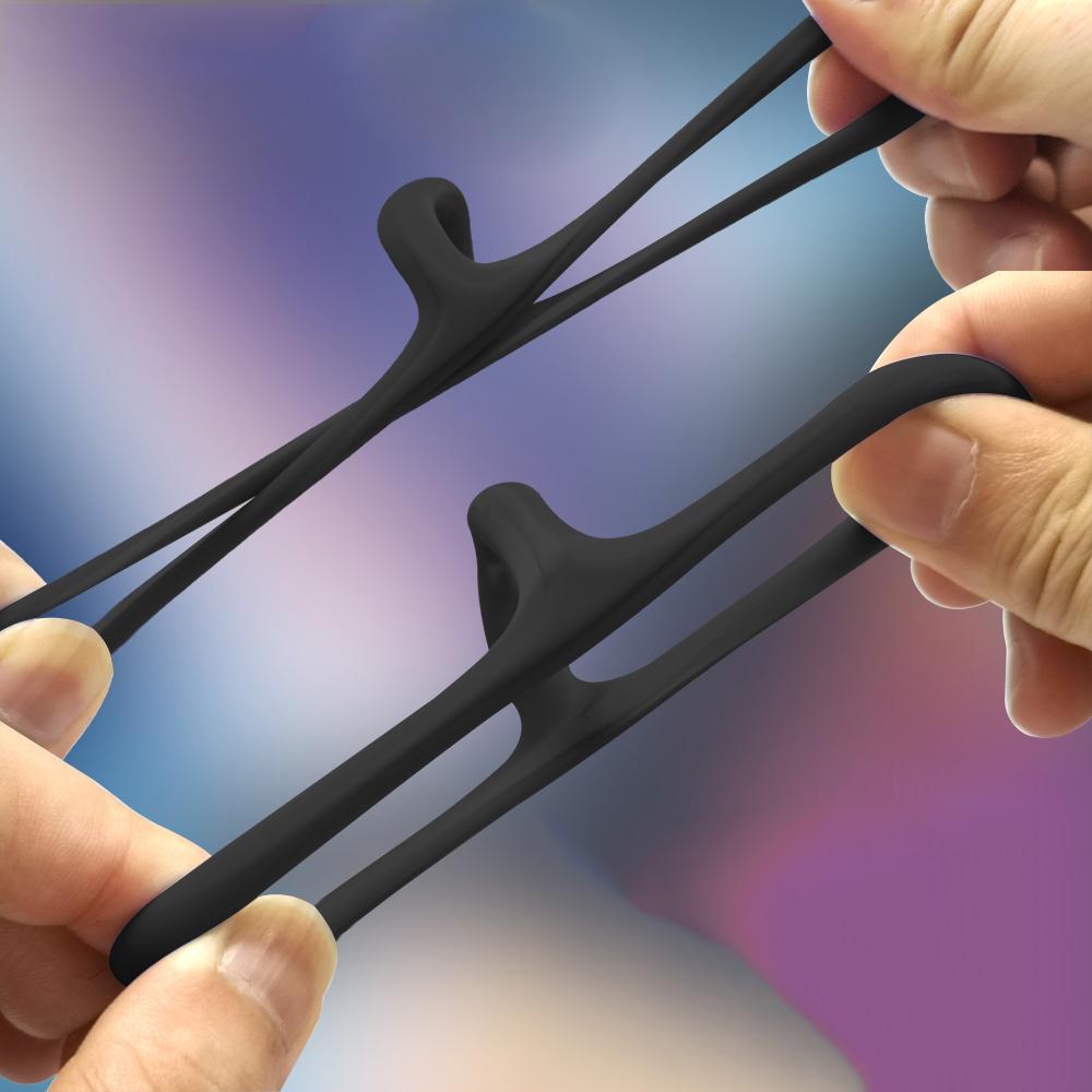 Cockring Penis Cock Ring On for Man Delay Ejaculation Sex Toys for Men Couple Expandable Dick Genital Rings Penisring Adults