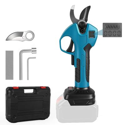 Rechargeable Electric Pruning Compatible with Makita 18V Makita New Adjustable Cutting Diameter LCD Battery Level Brushless for Shrubs and