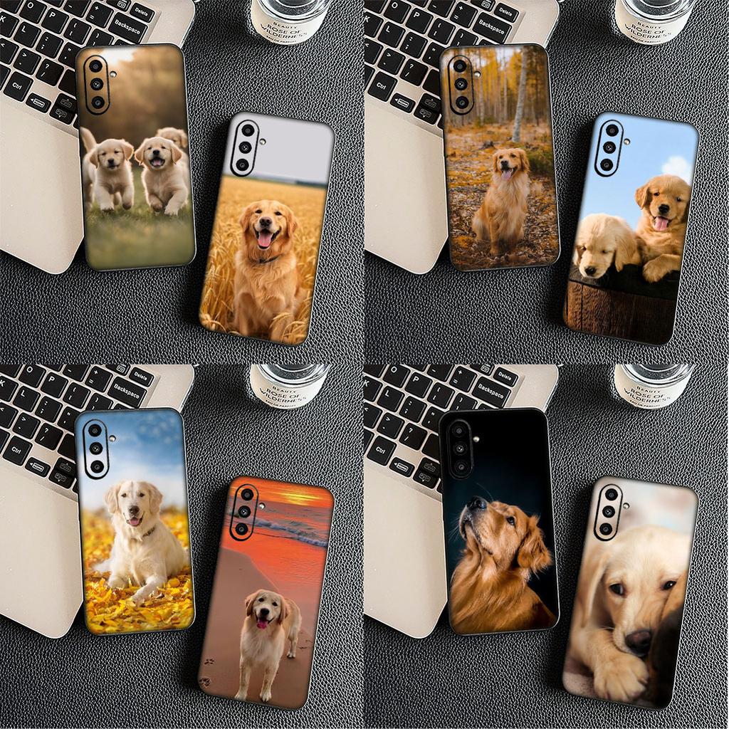 Golden Retriever Dog for Samsung Galaxy Note 20 Ultra 10 8 9 S10 Plus Lite S8 A70 A24 A25 S10E A21S A37 A57 A51 A7 Phone Case