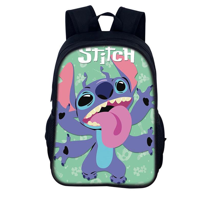 Stitch Kids Backpack With Polyester Material For Daily Use And Storage