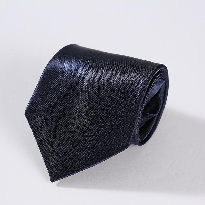 Zipper Tie Plain Face Upscale Groom Best Man Presides Over Hotel Business Men And Women Professional Dress Wedding Red And Black Collar