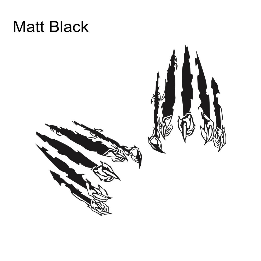 2PCS Car Stickers Beast Claw Paw Print Scratch Marks Creative Decals For Car Body Side Decal Auto Styling Decoration Accessories