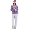 Li Ning Outdoor CF Soft Skin-Friendly Water-Resistant Loose Round Neck Sweatshirt Women Sweatshirt Mineral-Purple AWDW172-4