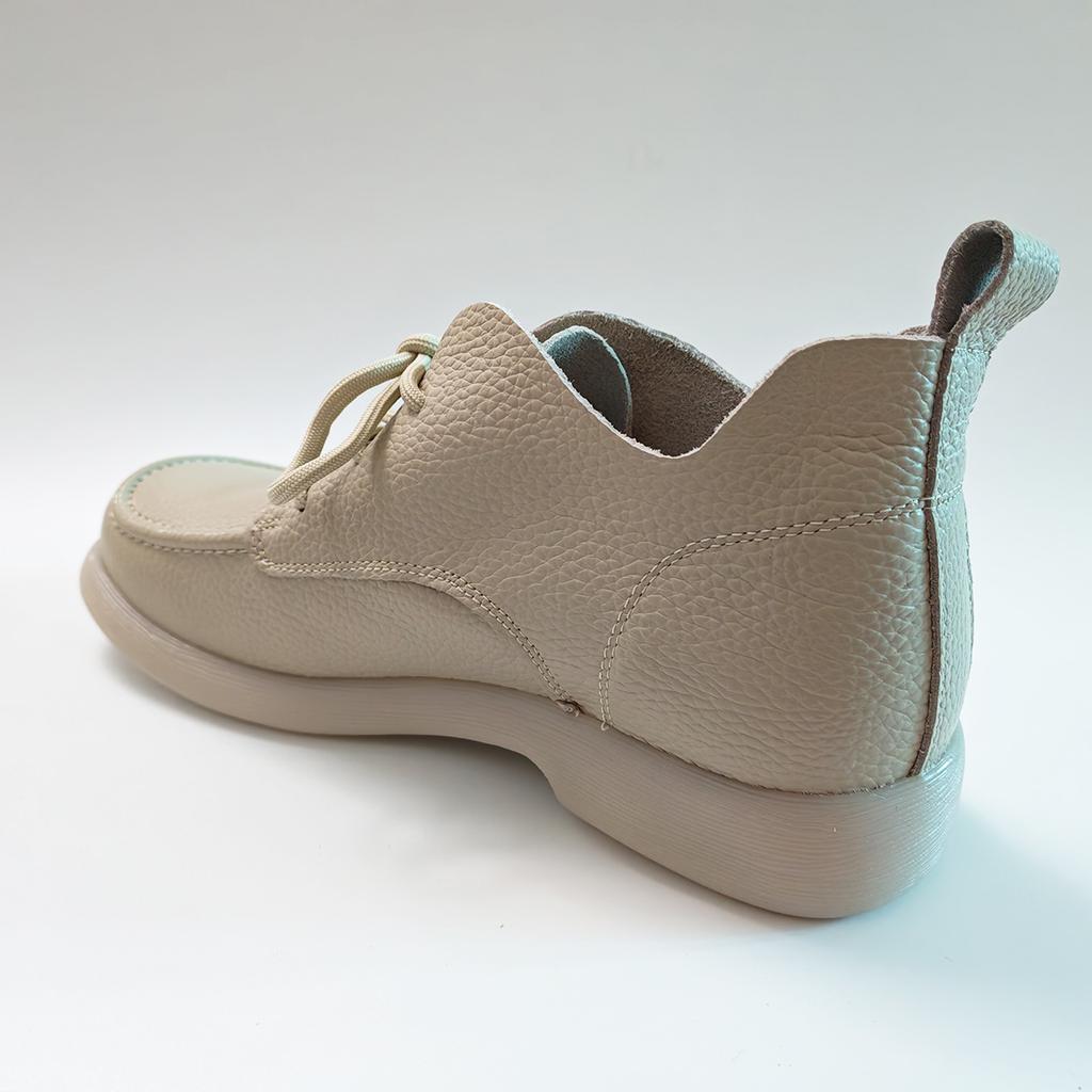 Handmade Soft Genuine Leather Women's Casual Loose-fitting Shoes Comfortable Retro Style Lightweight Flat Non-Slip Mother Shoes Plus Size 41