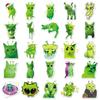 50 Abstract Alien Cat Stickers - Funny Emoji DIY Waterproof Decorative Sheet