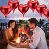 5-50pcs 18inch Solid Color Love Heart Aluminum Foil Balloon Birthday Party Valentine's Day Wedding Decor Baby Shower Supplies 5