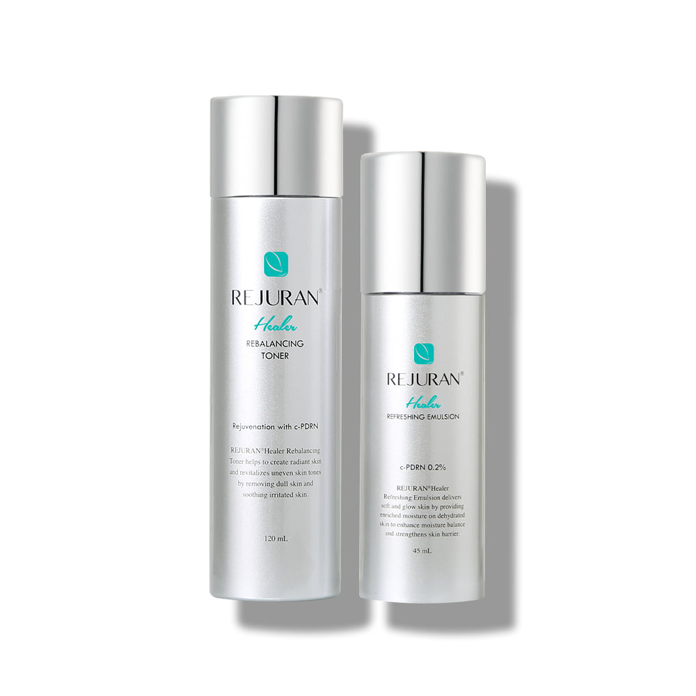 Rejuran Healer Rebalancing Toner 120mL + Refreshing Emulsion 45mL 2-piece set