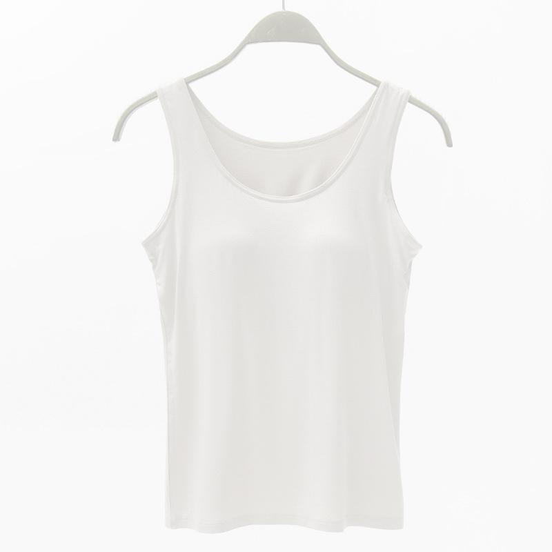 YYFS Moda dame vară primăvară ocazional culori uni imprimeu fără mâneci tricouri și topuri cu decolteu