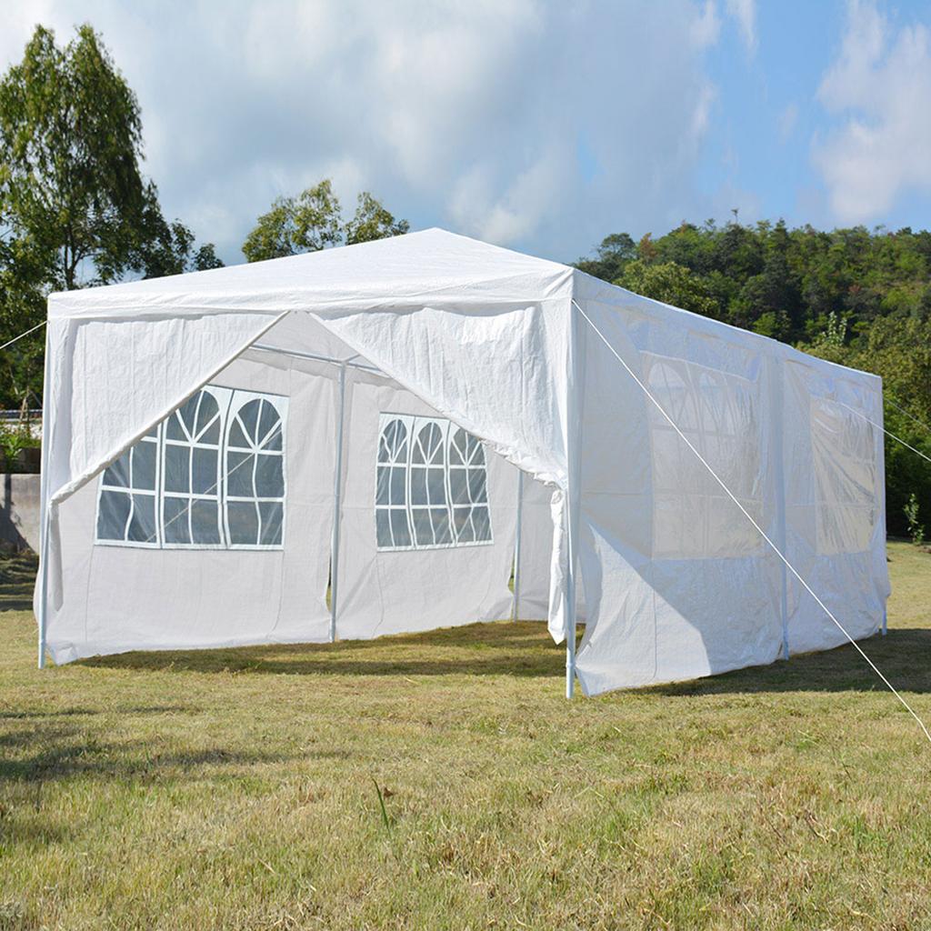 3 x 6M Venkovní altánová plachta Párty stan Patio Odolný Svatba Bílý