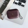 High End Business Bluetooth Earphone Case For Apple AirPods 1 2 3 4 Pro 2 3 Retro Litchi Texture Leather Protect Headphone Cover
