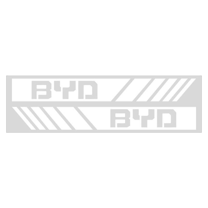 

2Pc Car Rear View Mirror Sticker Auto Door Rear View Mirror 3D Sticker Decal For BYD Qing Song Tang Yuan F3 I3 F0 F6 S6 S8 E5 E6 білий