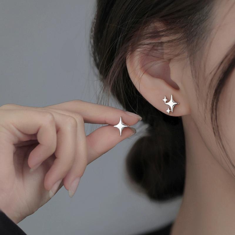 New Vintage Metal Gold Color Flower Big Earrings For Women Fashion Geometric Floral Drop Earrings Statement Zircon Party Gifts
