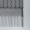 Women's Fashion Ethnic Style Tulle Headscarf Striped Hollow-out Lace Scarf Elegant Tassel Shawl Evening Prom Party