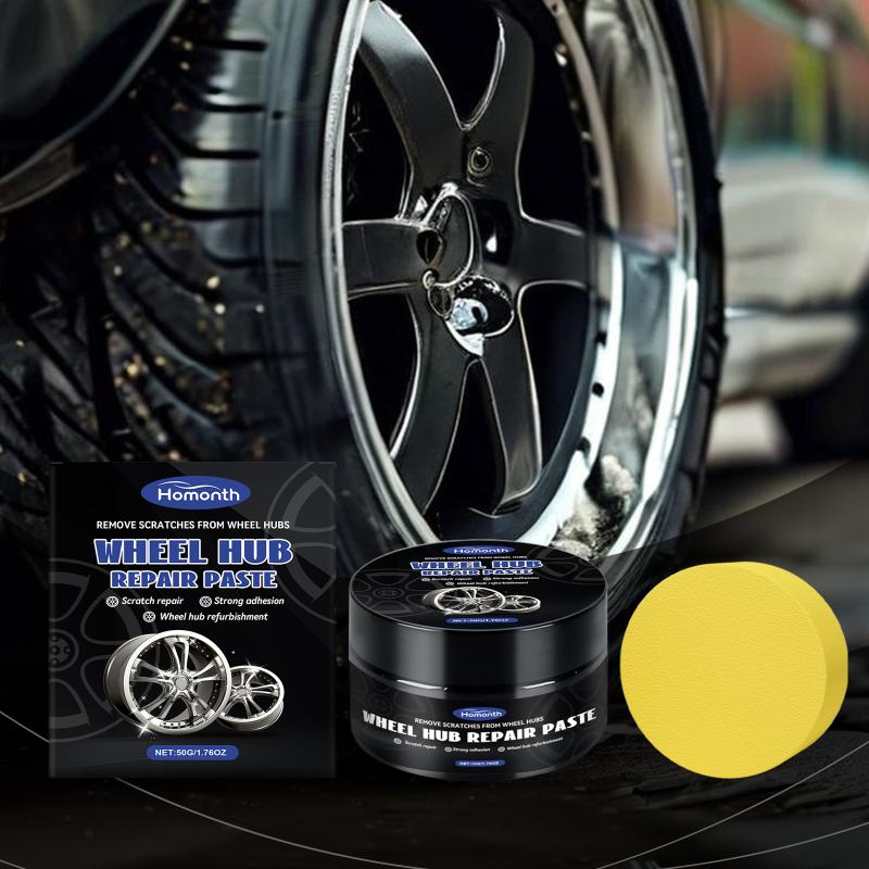 Car Alloy Rims Repair Paste Tire Rim Restoration Cream for Black White Silver Color Quick Damage Solution