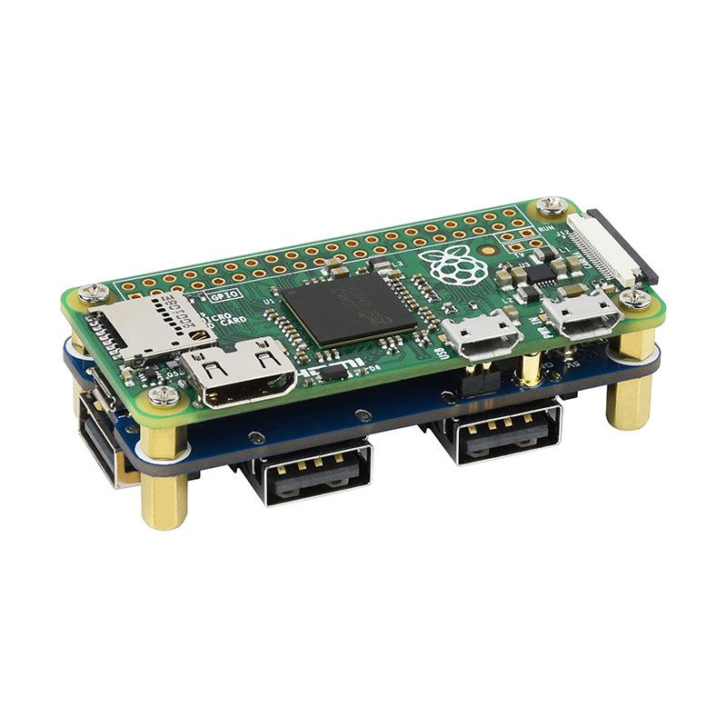 Raspberry Pi 4/Zero USB 2.0 4-Port Erweiterungsplatine mit Pin-Header-Design