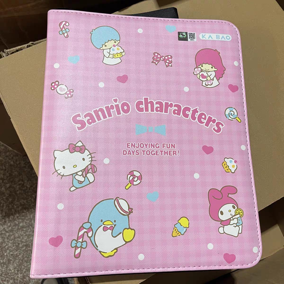 Sanrio Cute Card Binder Photocard Zipper Photo  Kuromi Album Carte Holder Kids Birthday Surprise Gifts