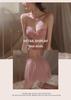 Spring Sexy Mesh Nightgown Flirty Lingerie Pajama Set