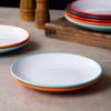 Two-color Round Melamine Stir-fry Plates & Rice Bowls for Hotel Buffet Restaurants