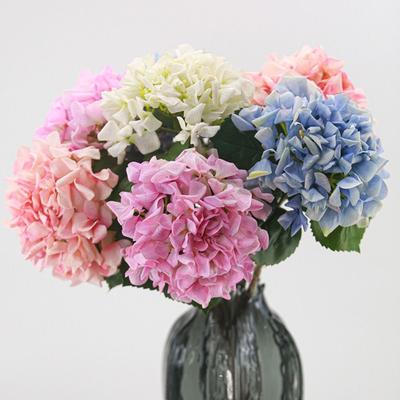 Real Touch Artificial Hydrangea Moisturizing Feel Flower Arrangements  Wedding Flowers