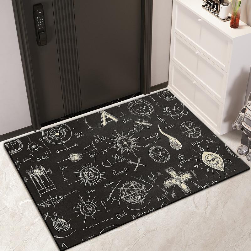 Кольцо для дверной проволоки Talot Manual Floor Mat Грязеотталкивающий Пылеотталкивающий Коврик для бытовой входной двери Грязеотталкивающий коврик