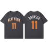 Jalen Brunson 11 Sweatshirt Jersey Tshirt New York Team 2026 New 100cotton Unisex Basketball Fashion Sports Breathable Shirt Tee
