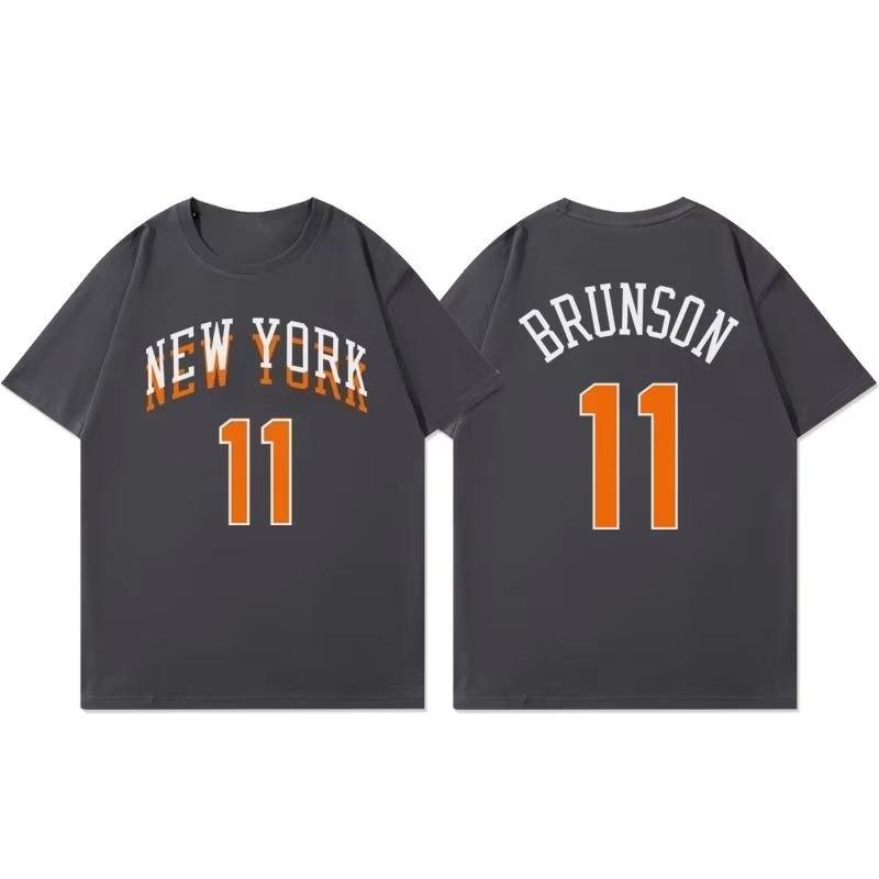 Jalen Brunson 11 Sweatshirt Jersey Tshirt New York Team 2026 New 100cotton Unisex Basketball Fashion Sports Breathable Shirt Tee